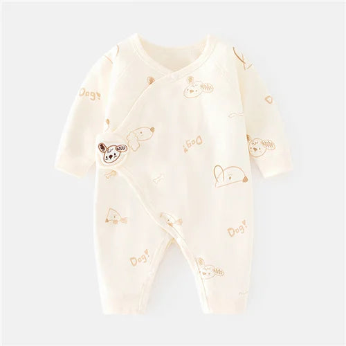 Newborn Printed Casual Jumpsuit Romper