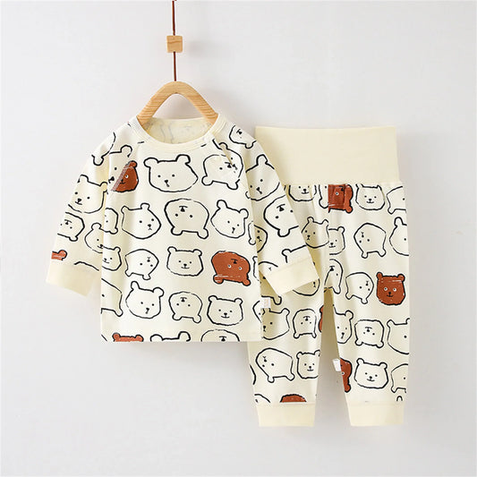 Teddy Bear Sketch Pajama Set