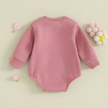 Load image into Gallery viewer, Baby Girl Bubble Romper Long Sleeve Crew Neck 3D Flower Bodysuit Clothes
