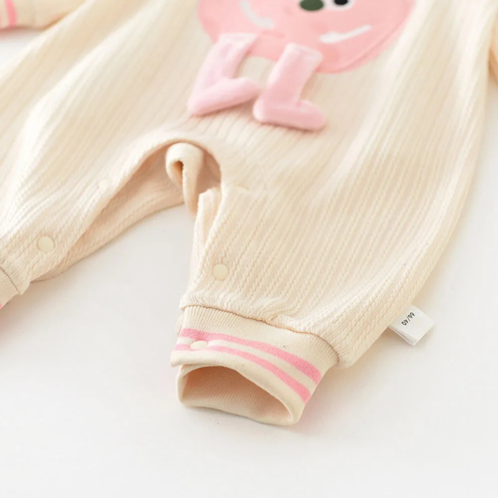 Pink Cartoon Jumpsuit Romper