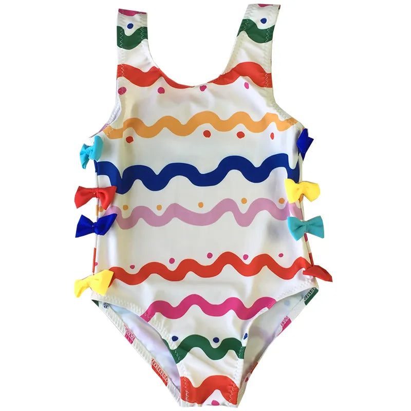 Girls Fancy One-piece Swimsuit