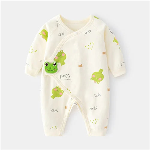 Newborn Printed Casual Jumpsuit Romper