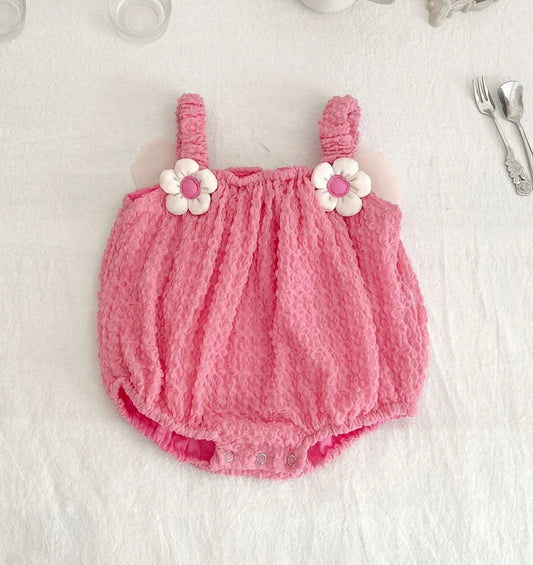 Butterfly Wings Tank Flower Romper