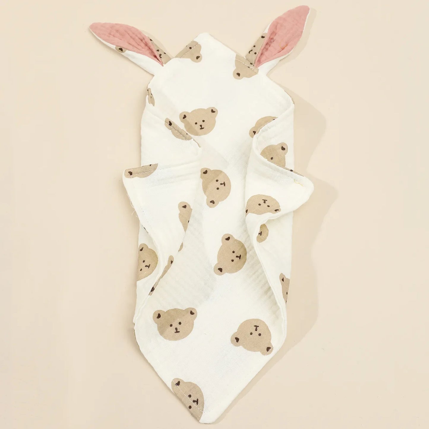 Bunny Ears Burp Cloth