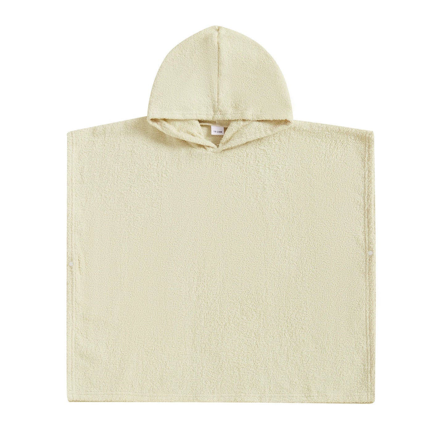 Toddler Kids Boys Girls Hooded Beach Swim Poncho Towels Solid Color Loose Fit Beach Robe Cover-up for Summer