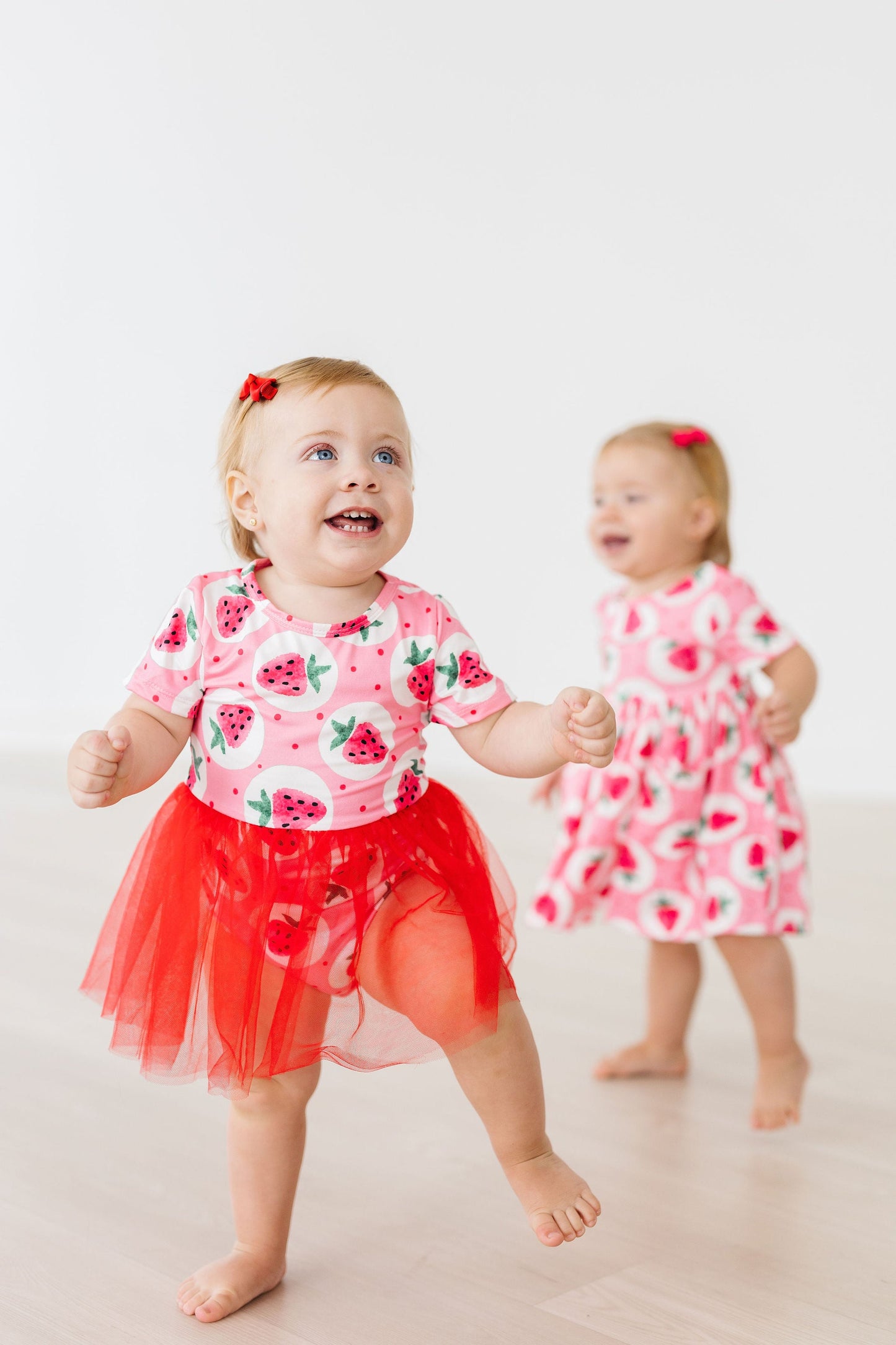 Strawberry Fields Tutu Bodysuit Romper