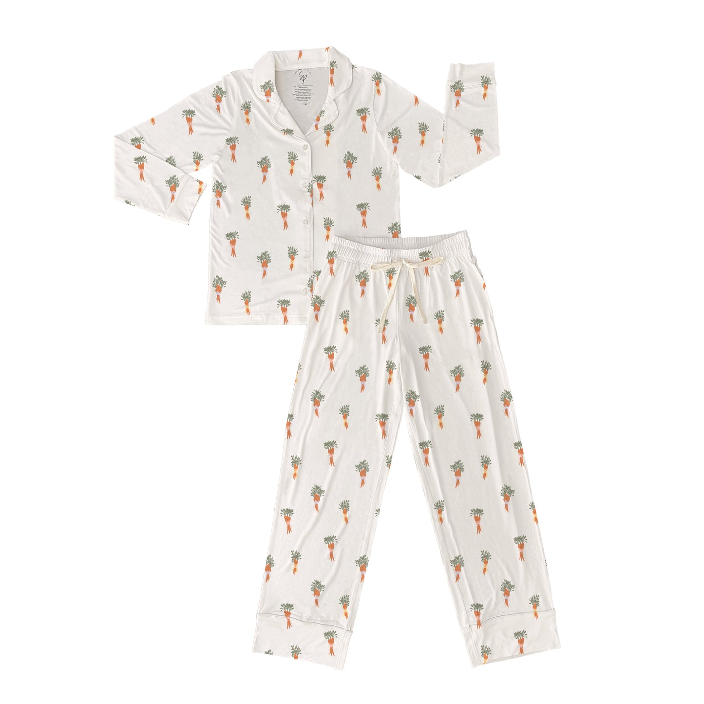 Cuddly Carrots Women's Bamboo Jammies