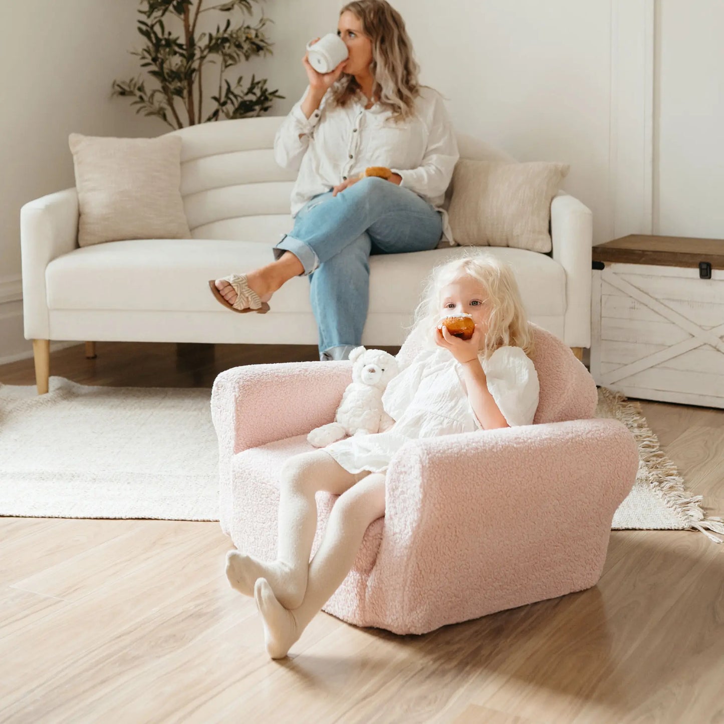 Tiny Land® Afternoon Couch - Pink Kids Chair