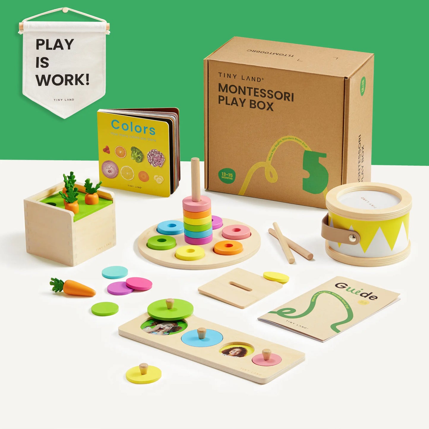 Tiny Land® Montessori Toys for Toddlers (13–15 Months)