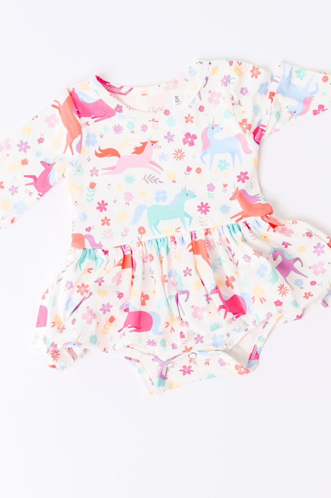 Unicorn Wish Twirl Bodysuit Romper
