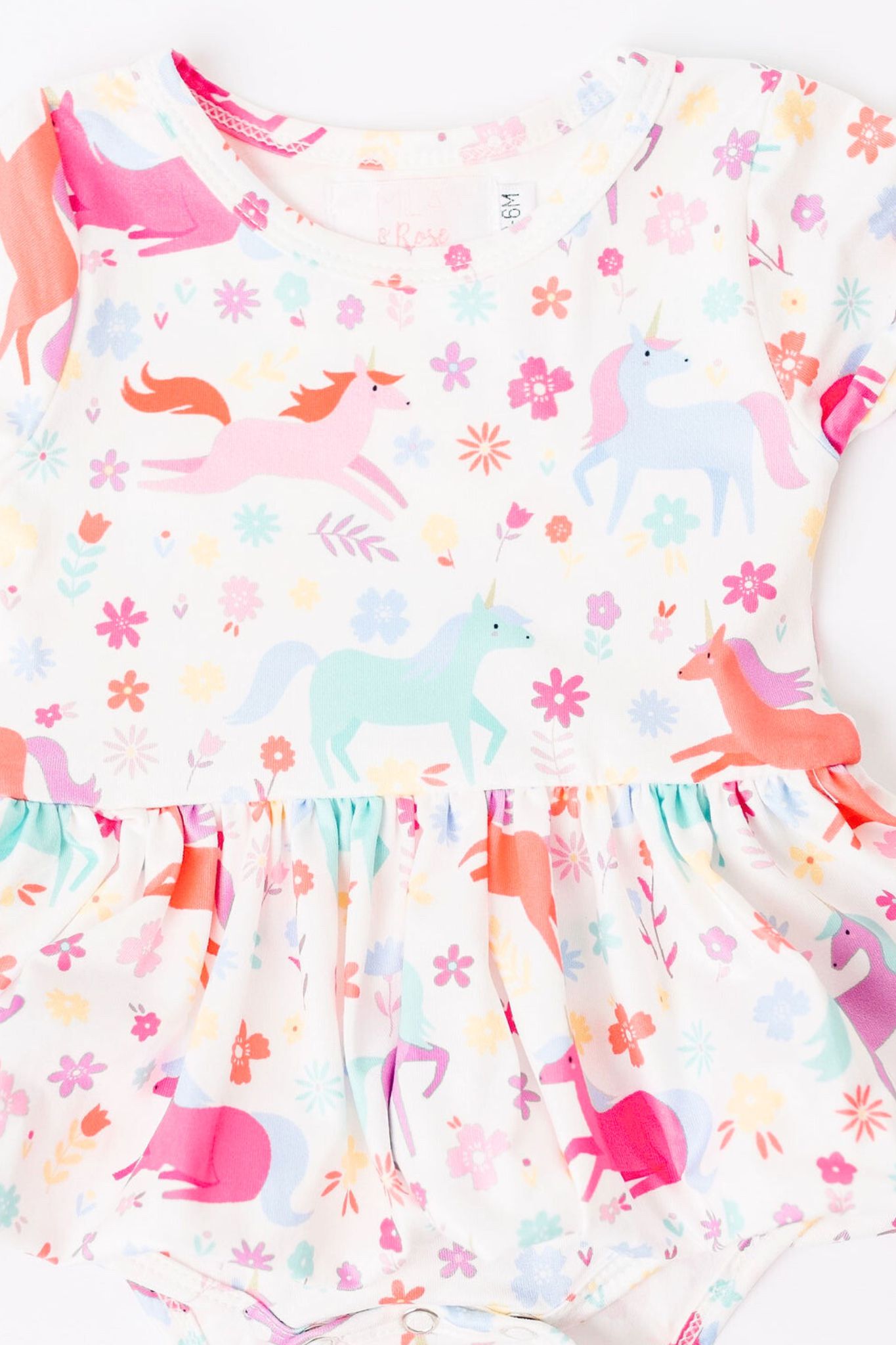 Unicorn Wish Twirl Bodysuit Romper