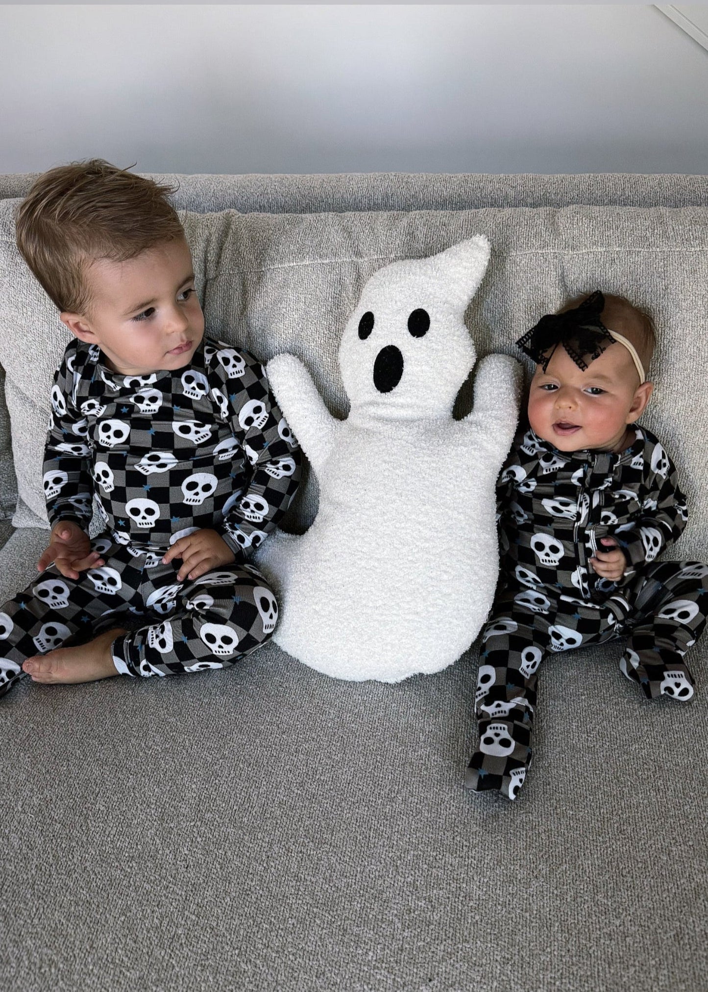Bamboo Baby Halloween Sleeper | Spooky Skull Pajamas