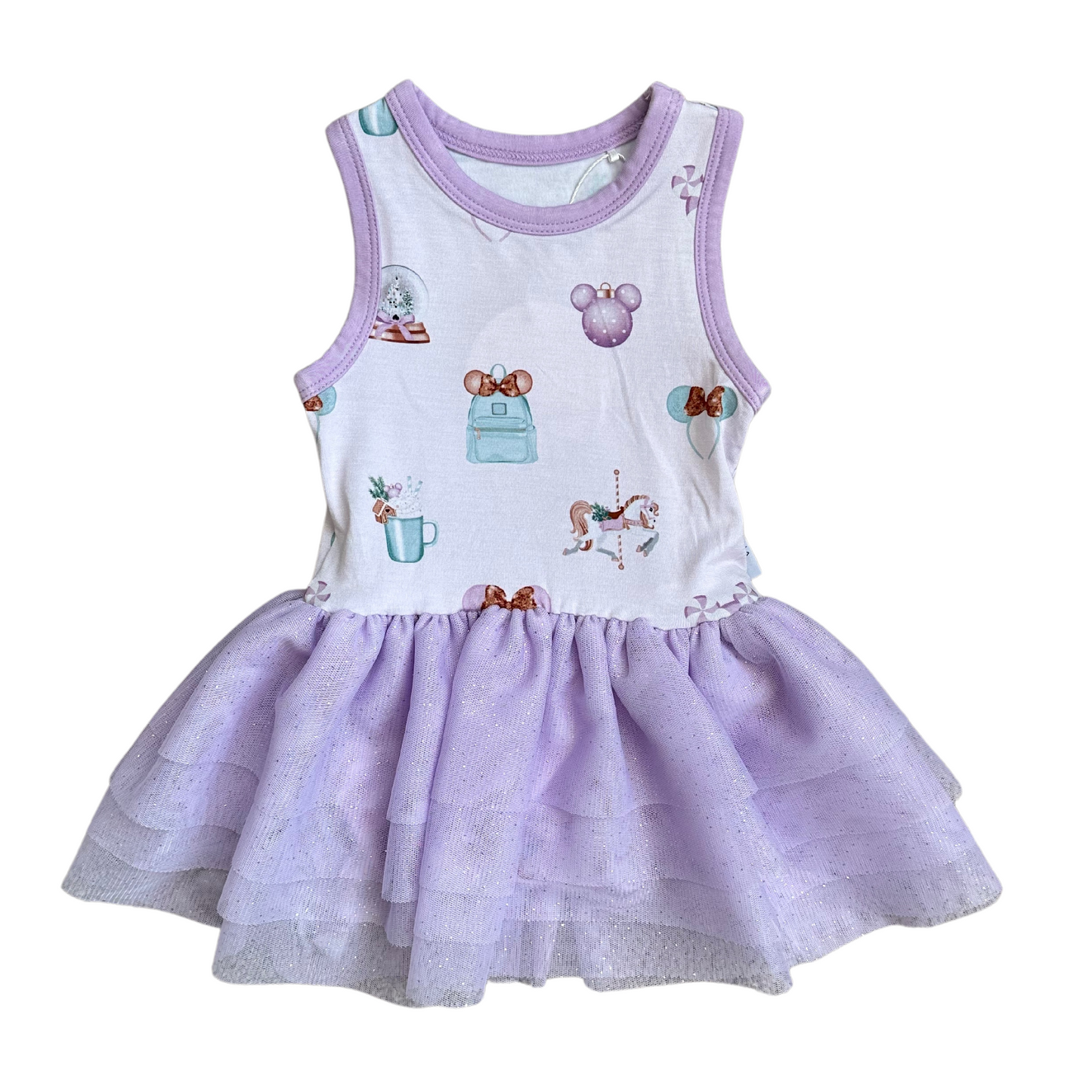 Christmas at the Park | Tutu Bodysuit Romper Dress
