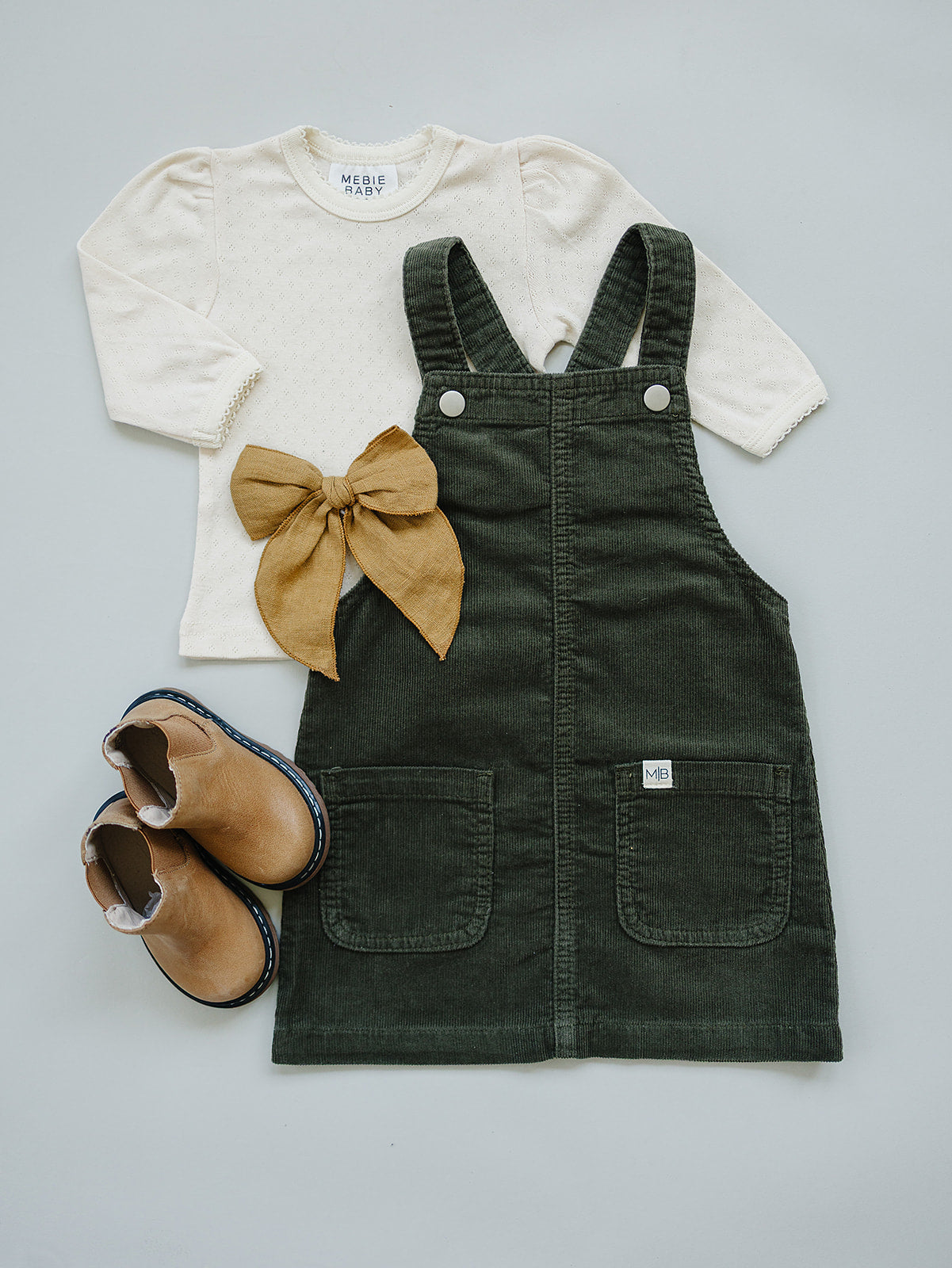 Cream Pointelle Long Sleeve Tee Top