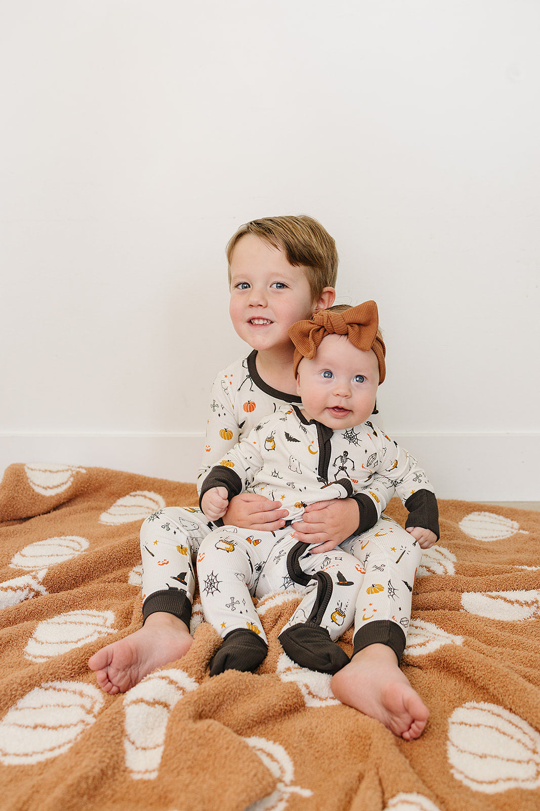 Halloween Bamboo Zipper Romper