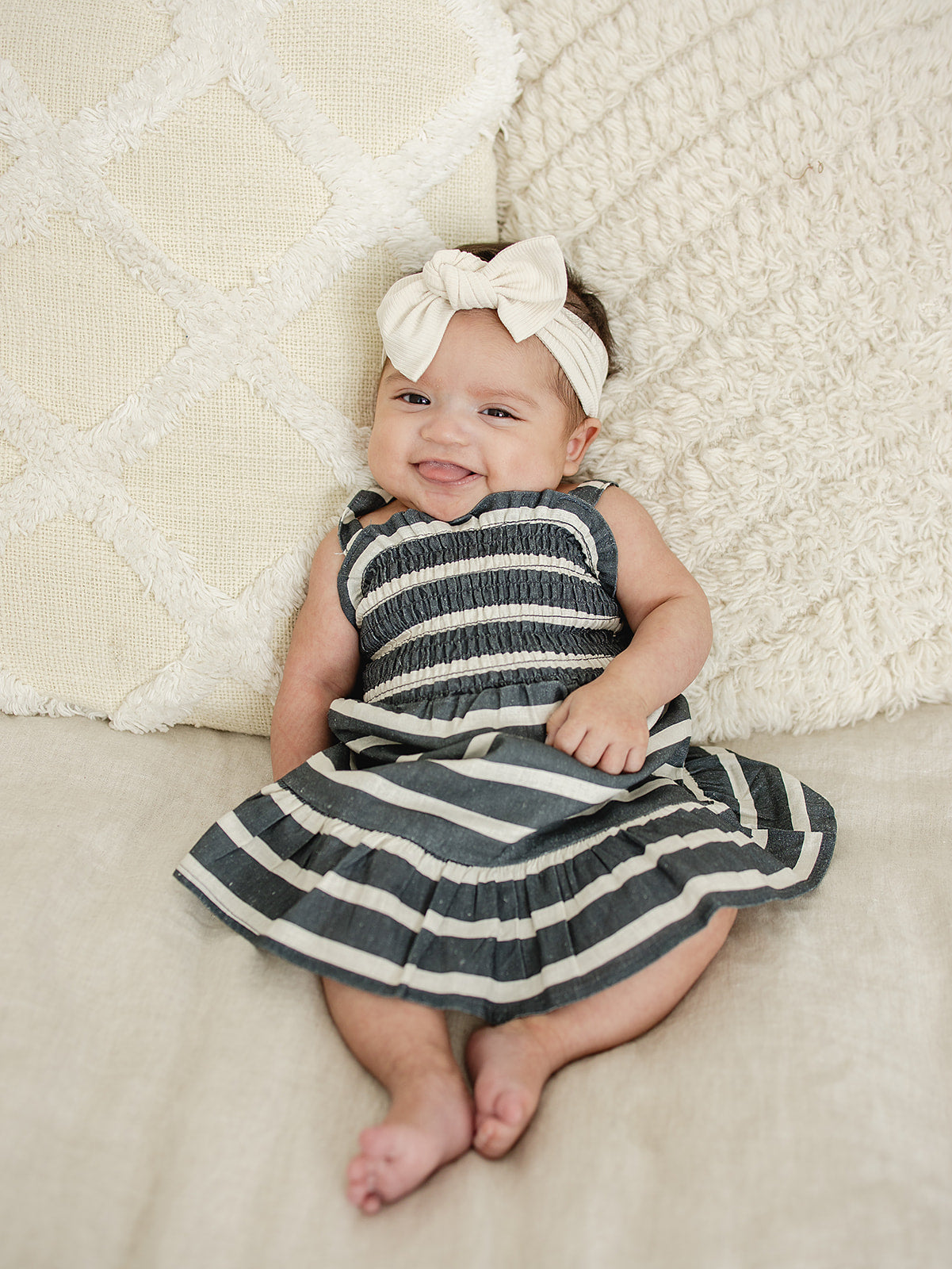 Stripe Linen Tank Dress