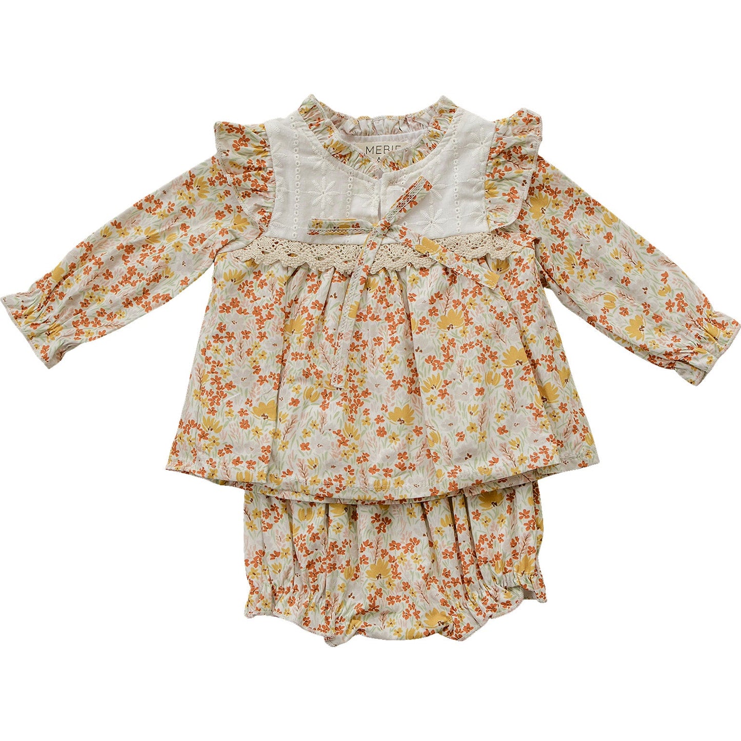Honey Blossom Floral Bloomer Set