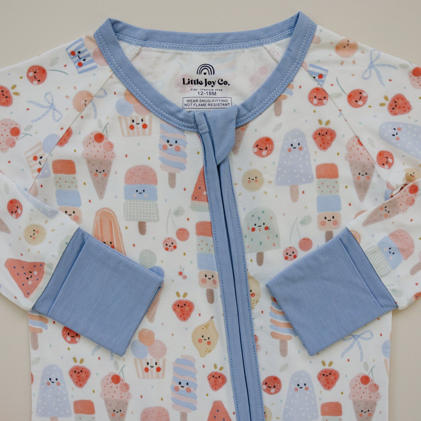 Sweet Summertime Bamboo Zippy Pajamas Romper