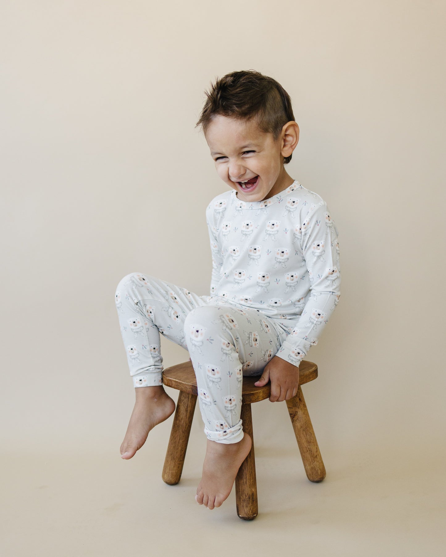 Beary Sleepy 2pc Bamboo Pajamas Set