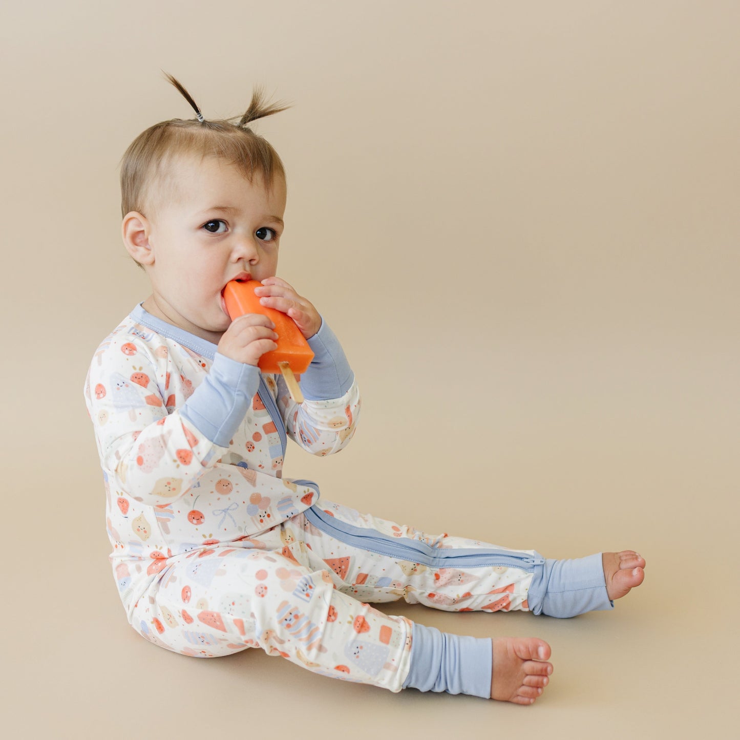 Sweet Summertime Bamboo Zippy Pajamas Romper