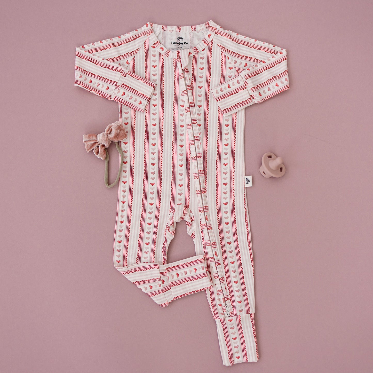 Laced with Love Bamboo Zippy Pajamas Romper