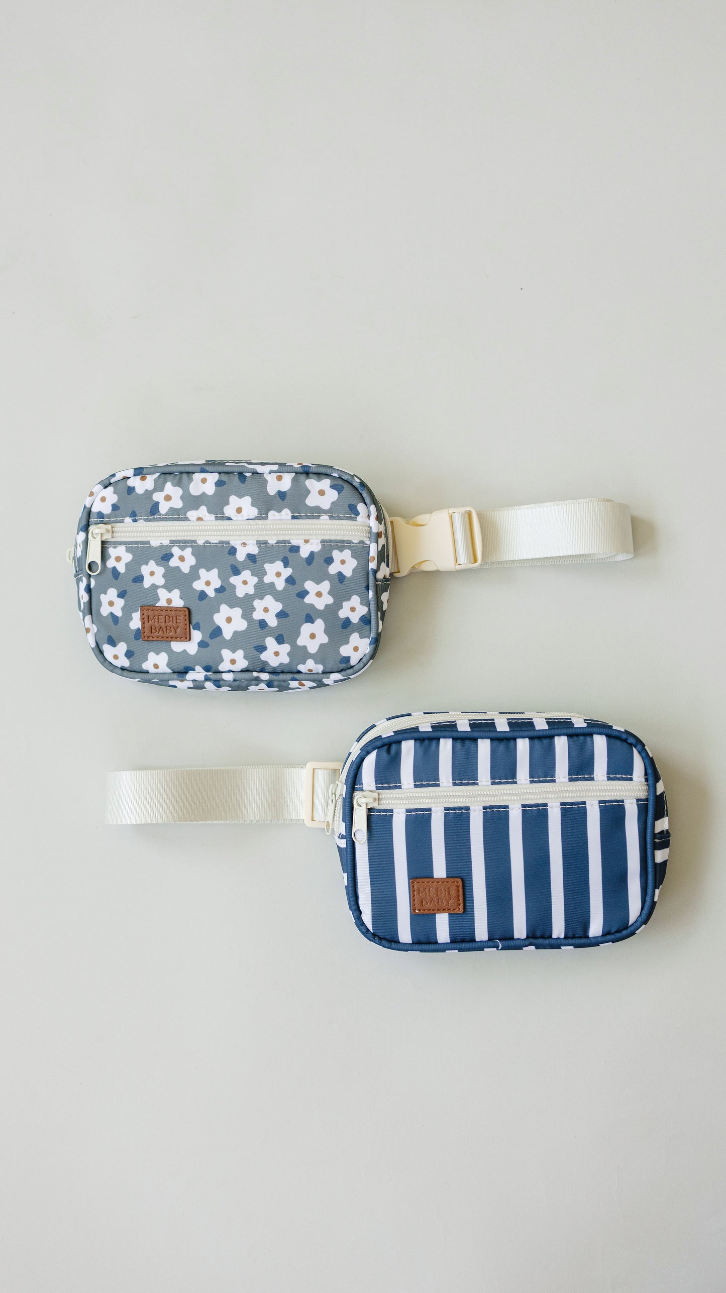 Green Floral Mini Fanny Pack