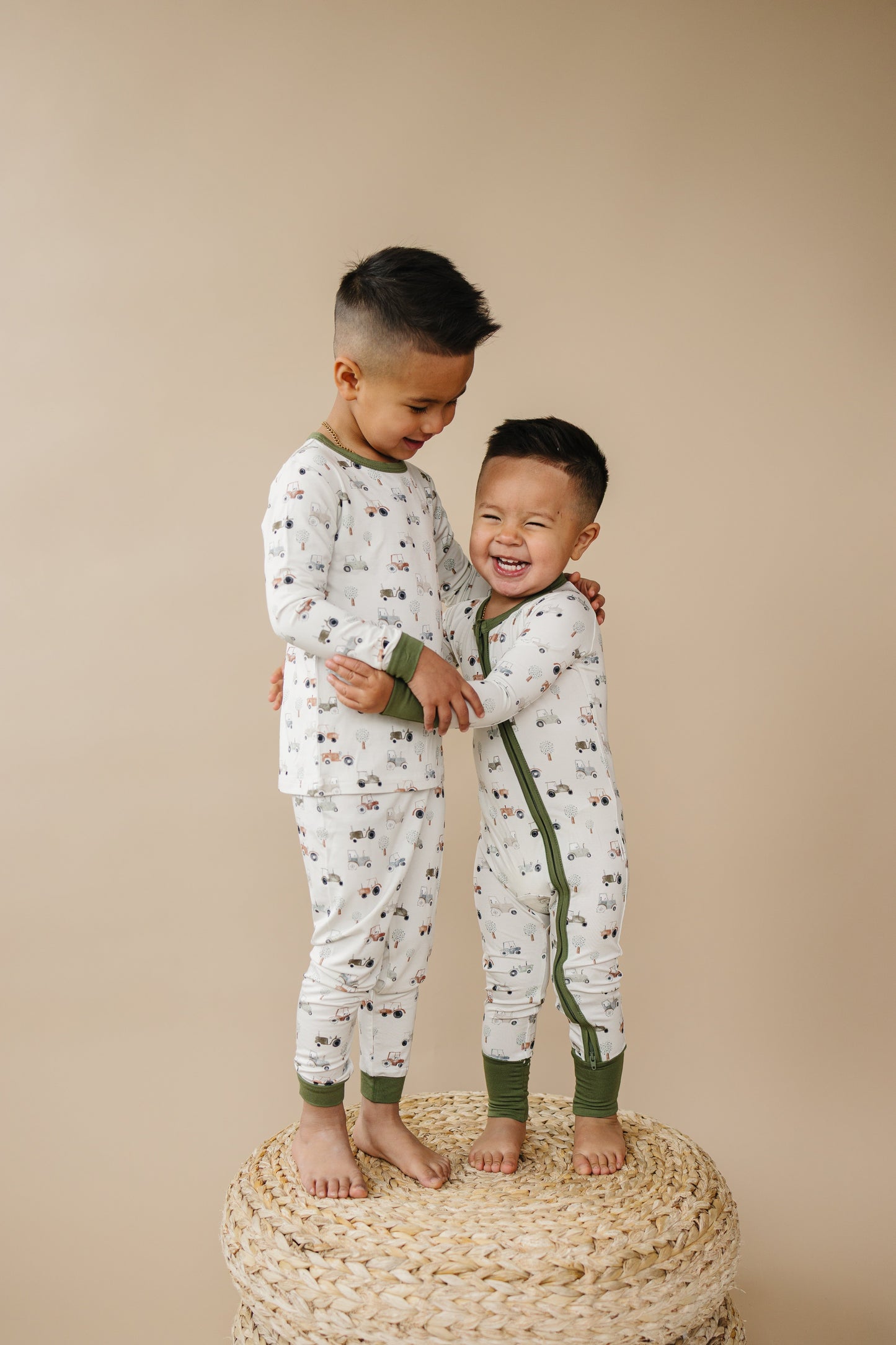 Tiny Tractors Bamboo Zippy Pajamas Romper