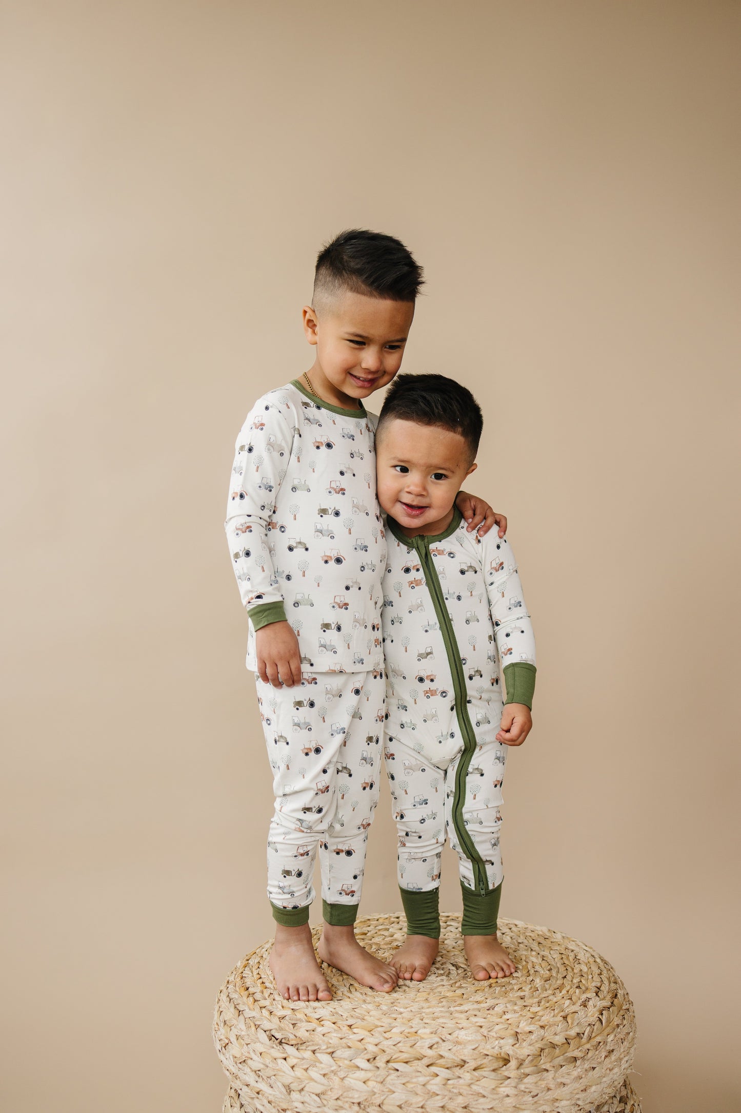 Tiny Tractors Bamboo Zippy Pajamas Romper