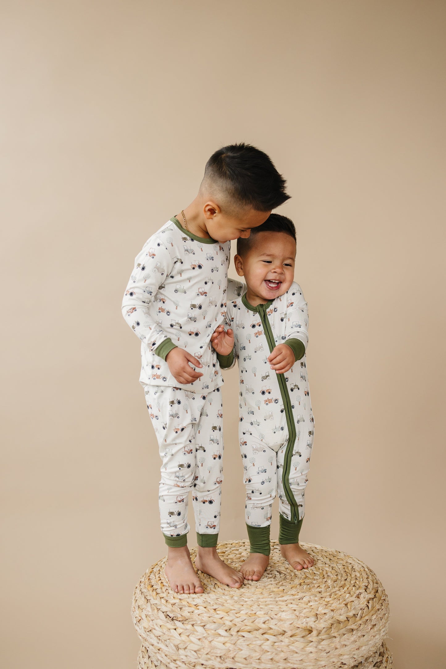 Tiny Tractors Bamboo Zippy Pajamas Romper