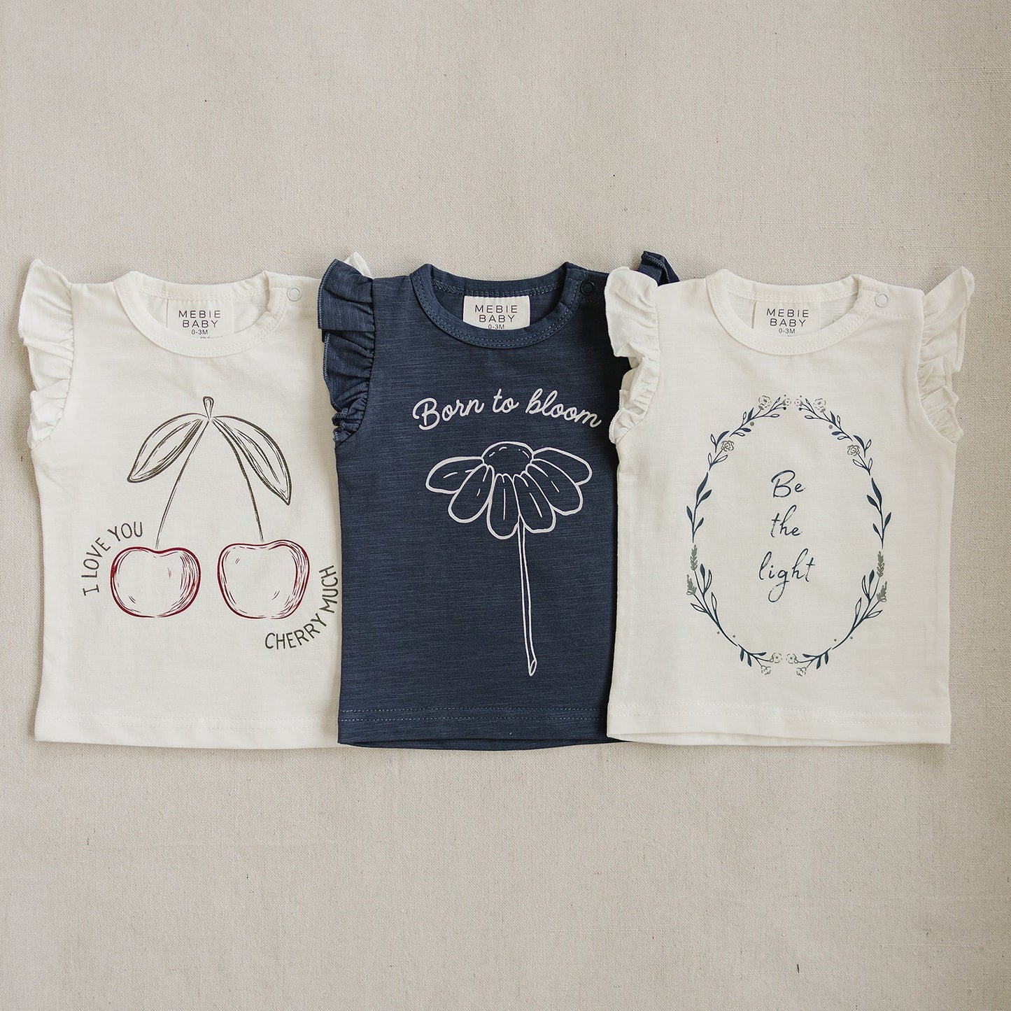 Born to Bloom Flower Ruffle Tee