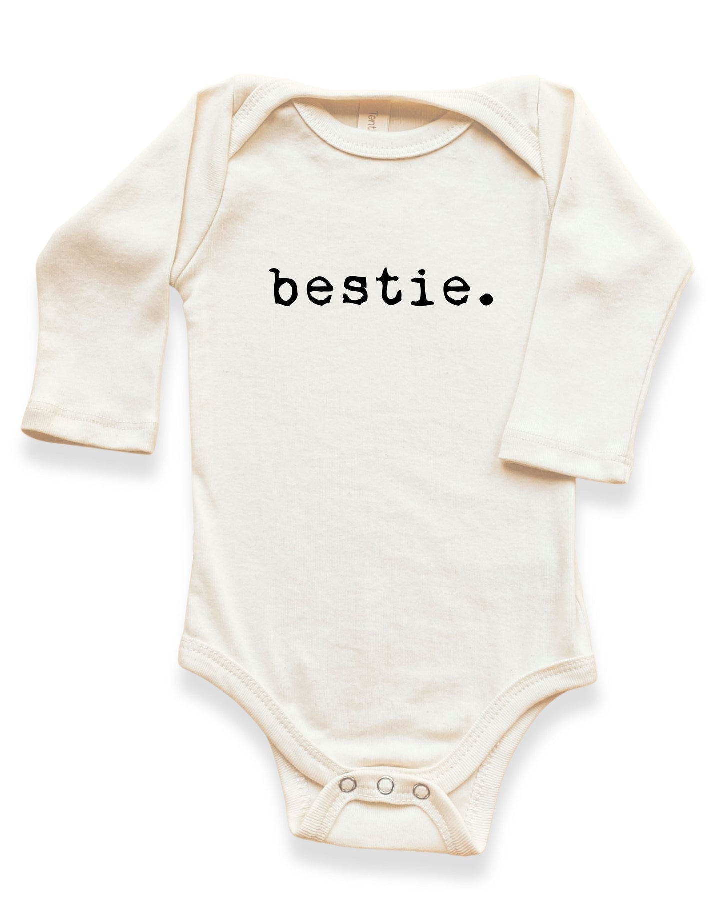 Bestie Organic Cotton Baby Bodysuit Long Sleeve