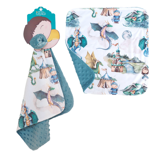 Mini Minky - Dragons & Knights Blanket
