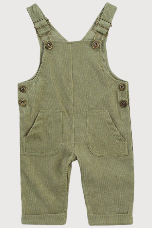 Double Pocket Corduroy Jumpsuit Romper