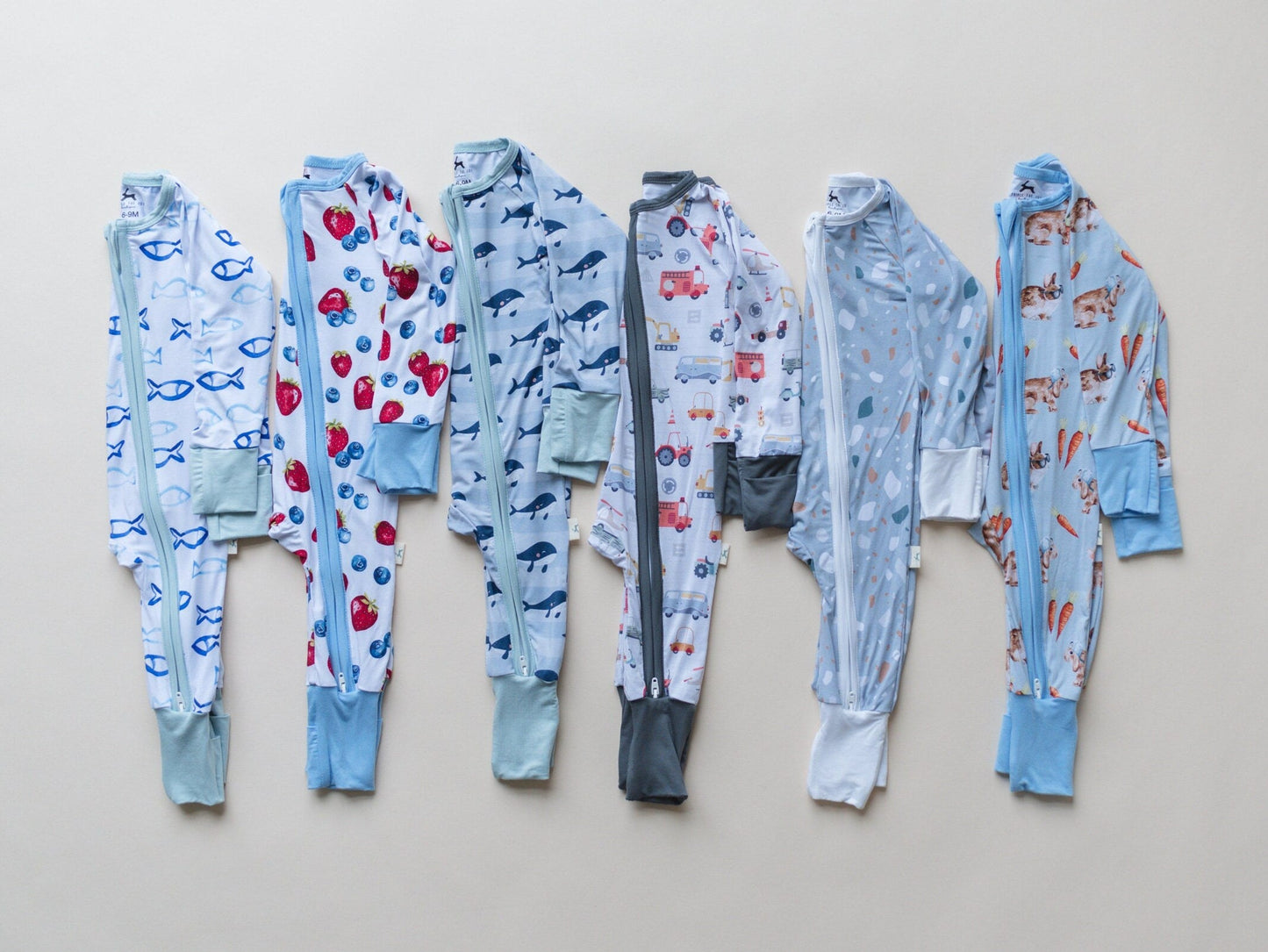 Hoppy Dudes Bamboo Zippy Pajamas