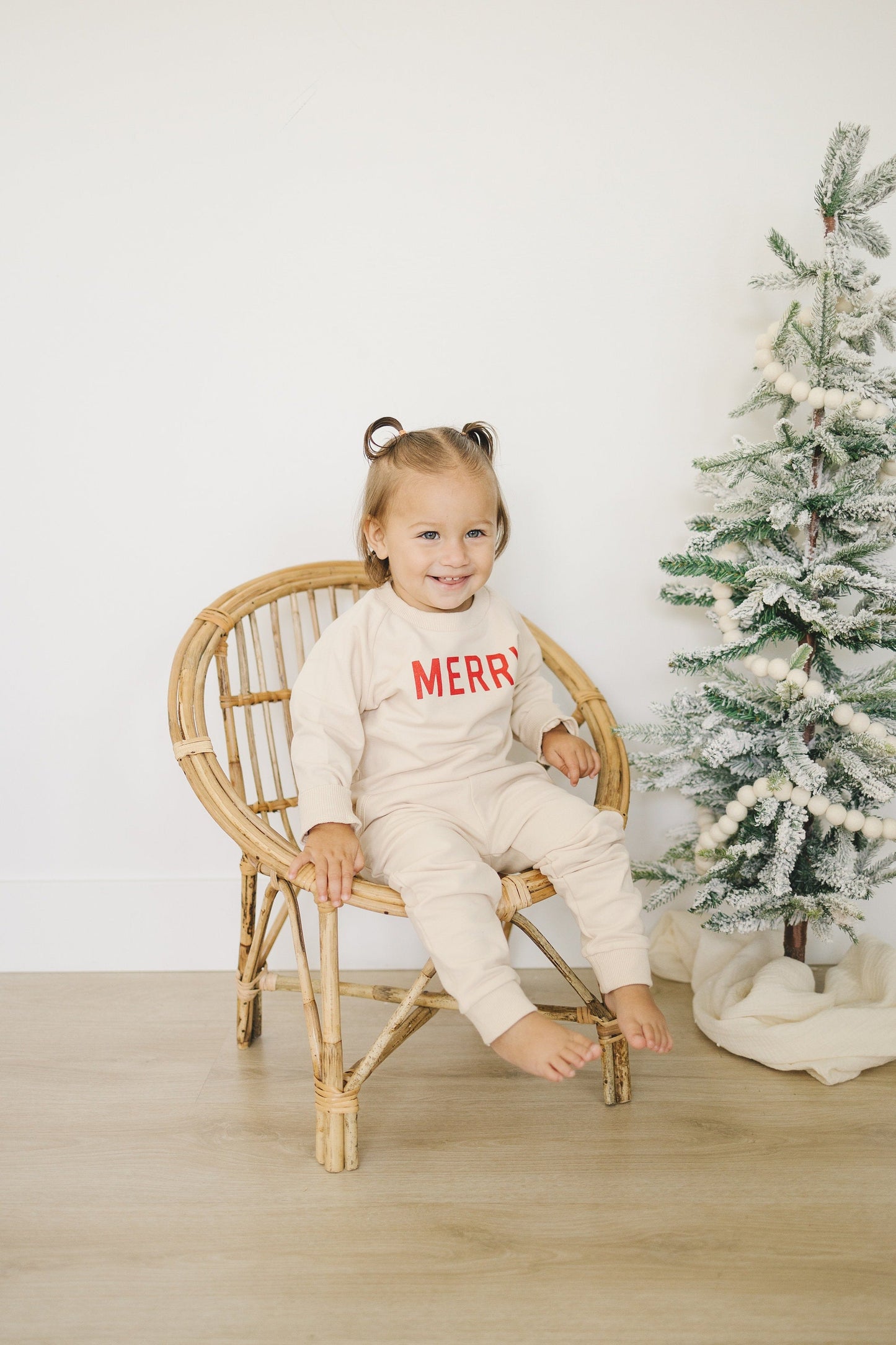 Merry Organic Cotton Crewneck Sweatshirt - Natural