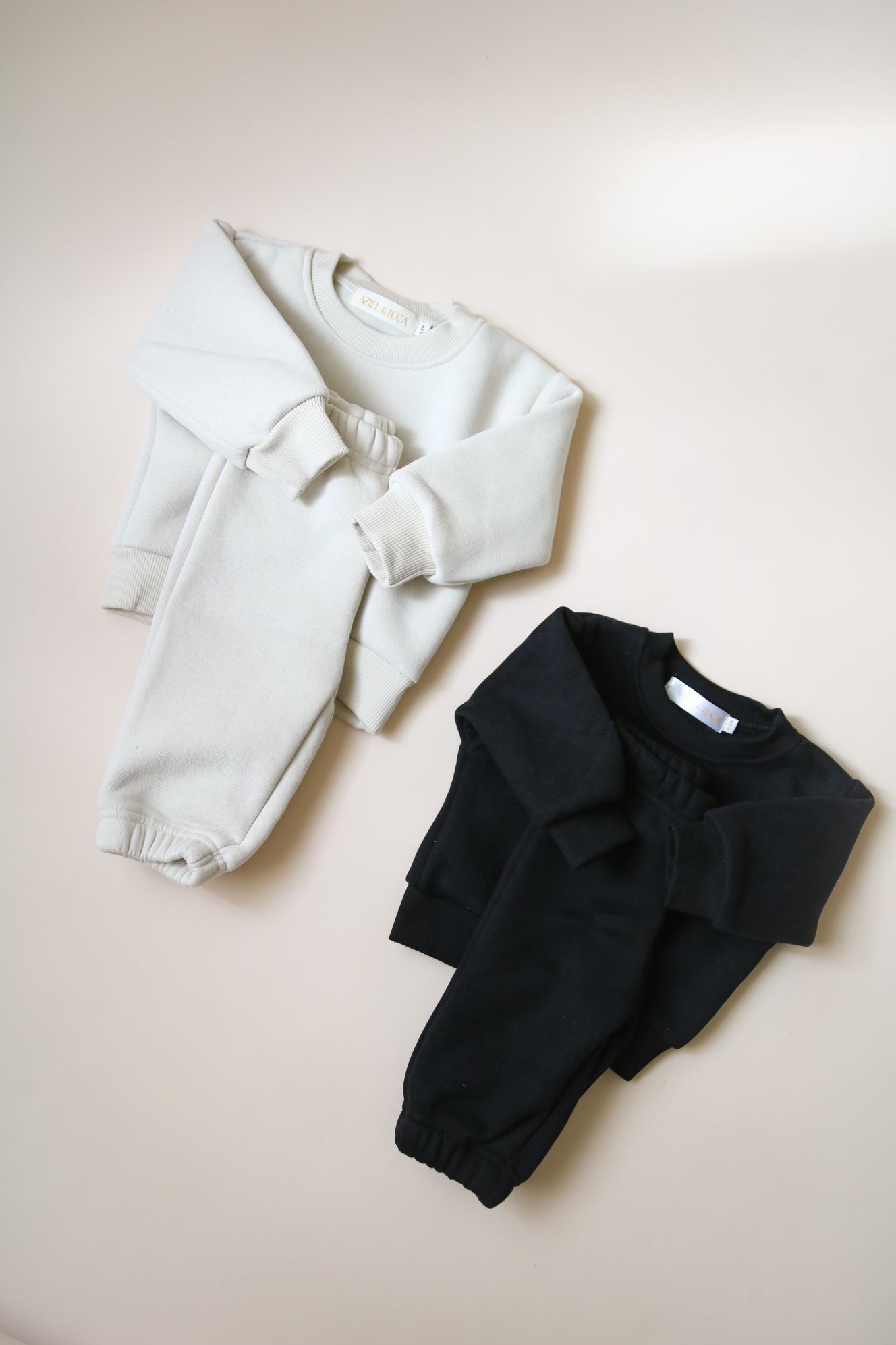 Baby Toddler Kids Fleece Sweat Set Outfit | Earthy Tones