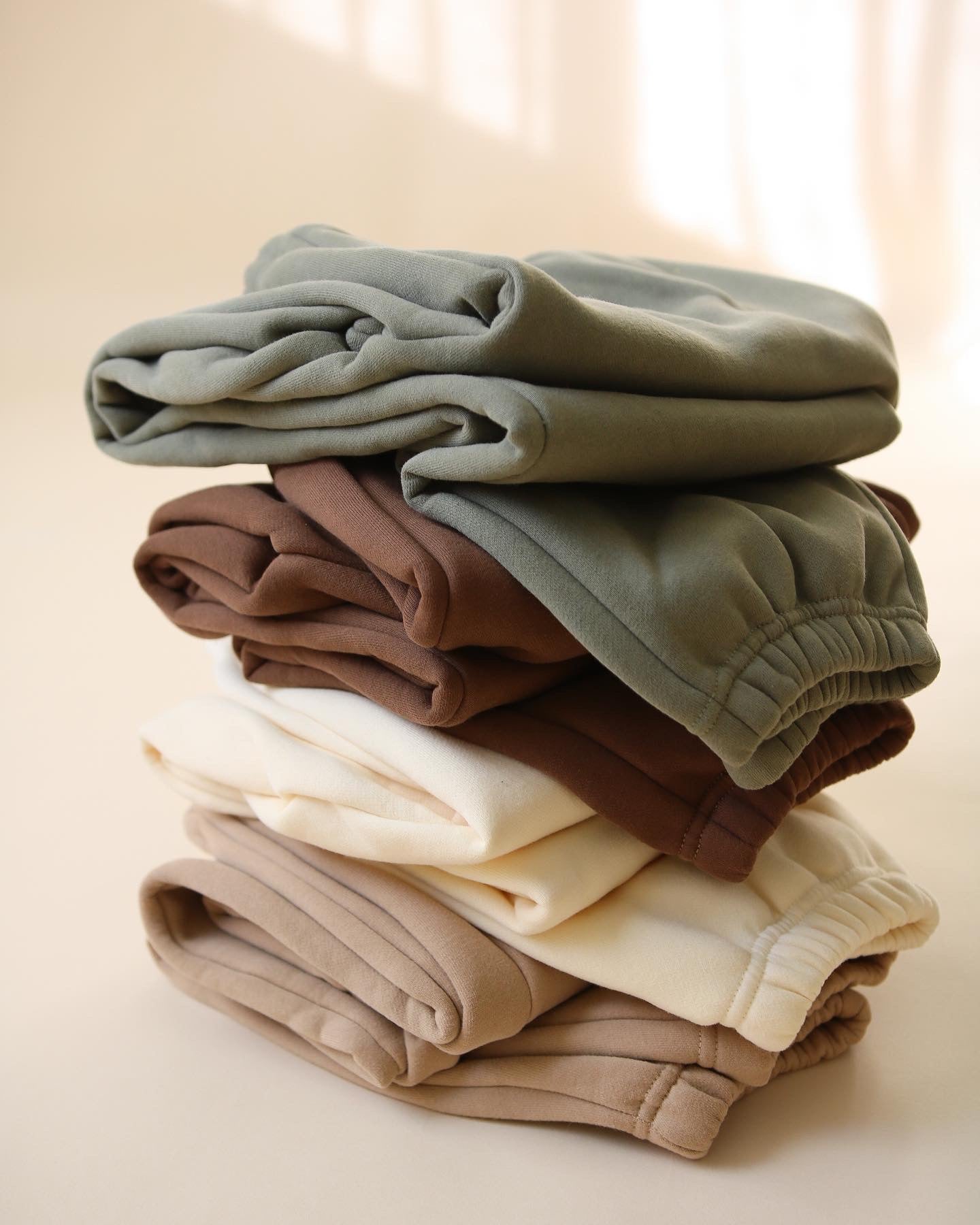 Baby Toddler Kids Fleece Sweat Set Outfit | Earthy Tones