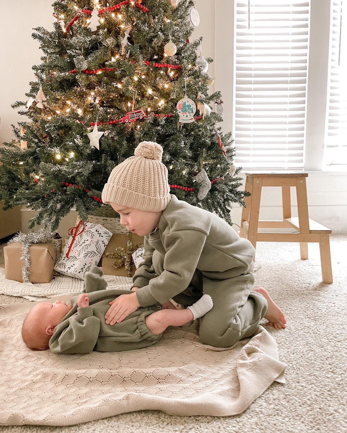 Baby Toddler Kids Fleece Sweat Set Outfit | Earthy Tones