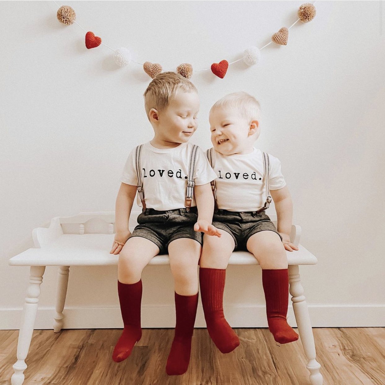 Loved. Organic Cotton Kids Tshirt Short Sleeve