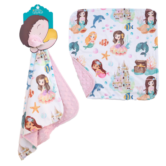 Mini Minky - Mermaids Blanket