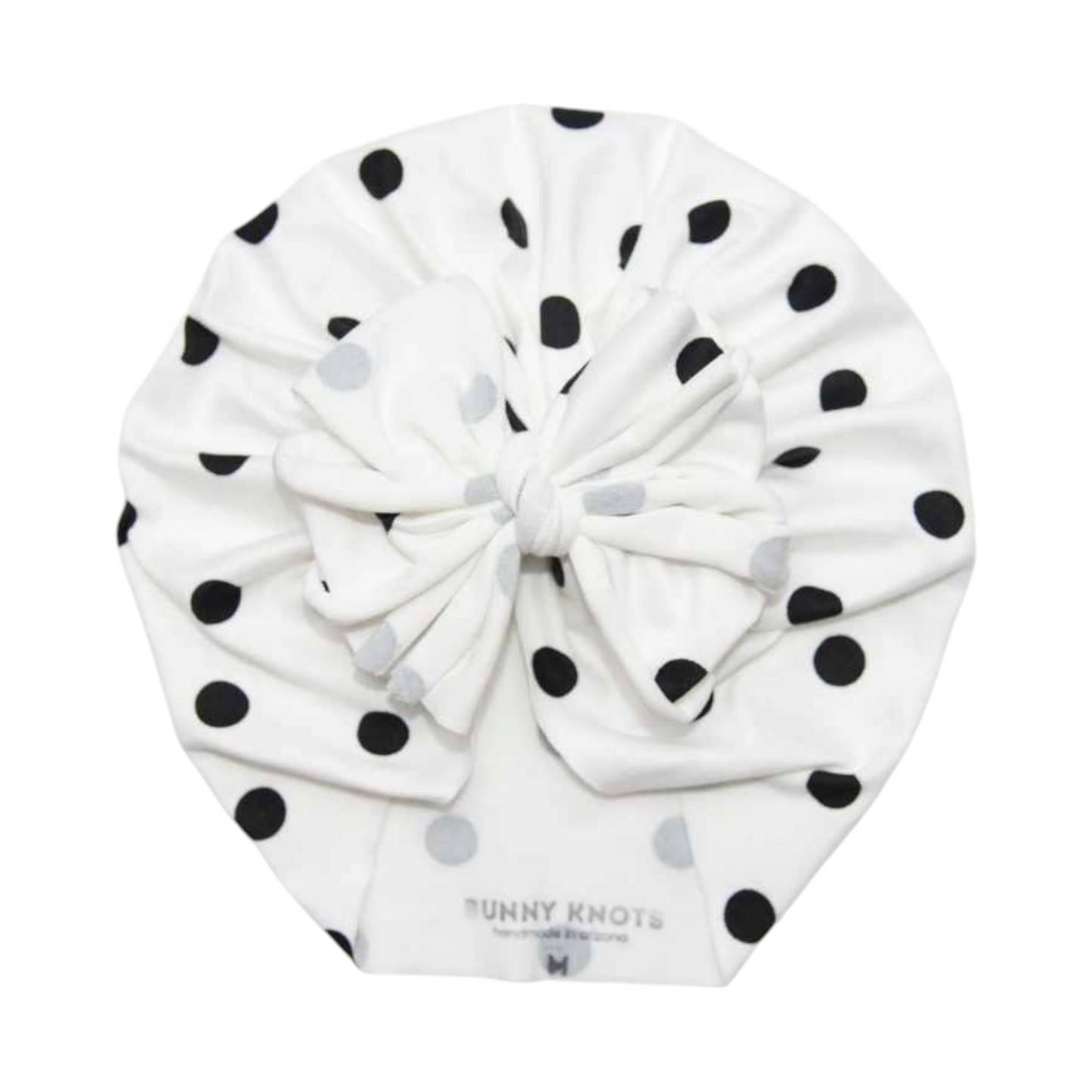 Darling| Black & White Polka | Classic Headwrap