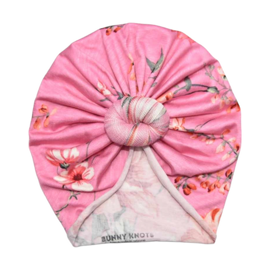 Kessleigh | Mauve Pink Floral | Classic Headwrap