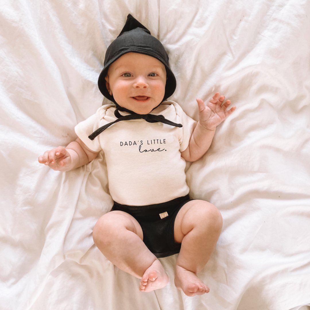 Dada's Little Love Organic Cotton Baby Bodysuit Short Sleeve