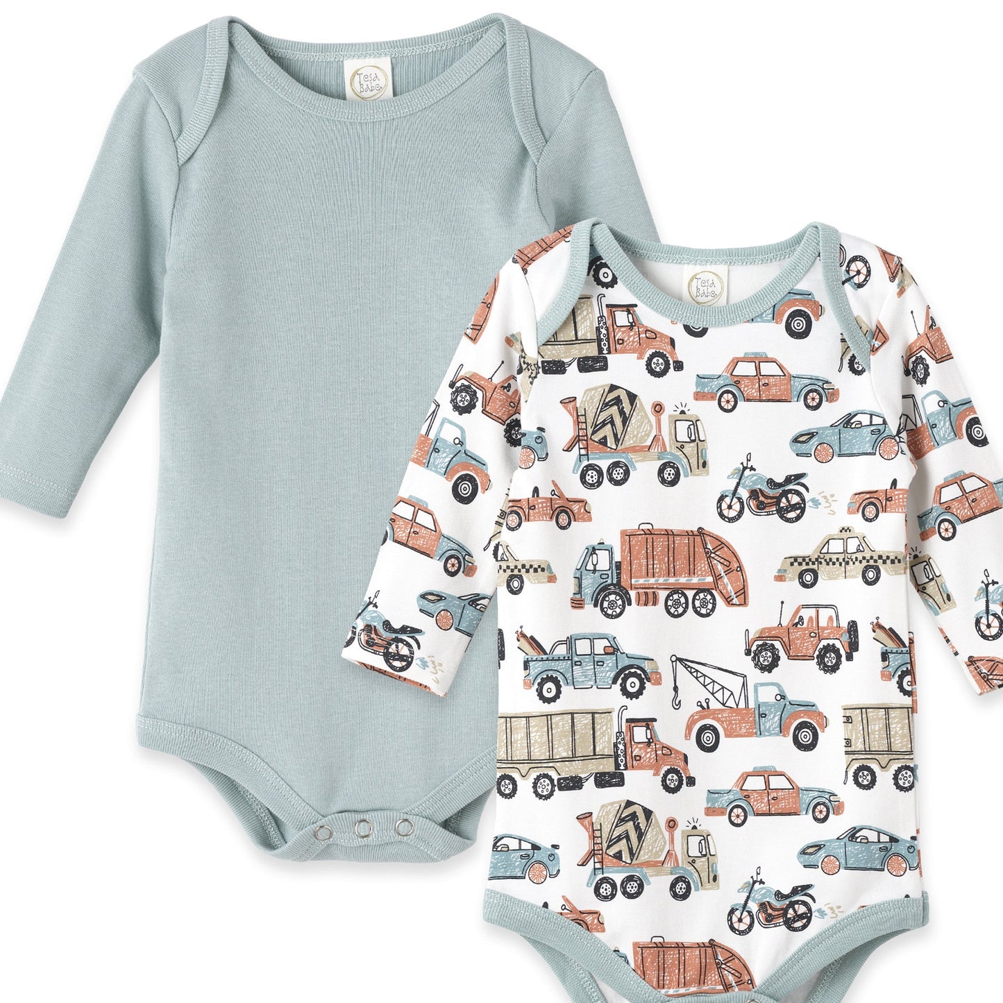 Let's Ride Set Of 2 Bodysuits Romper