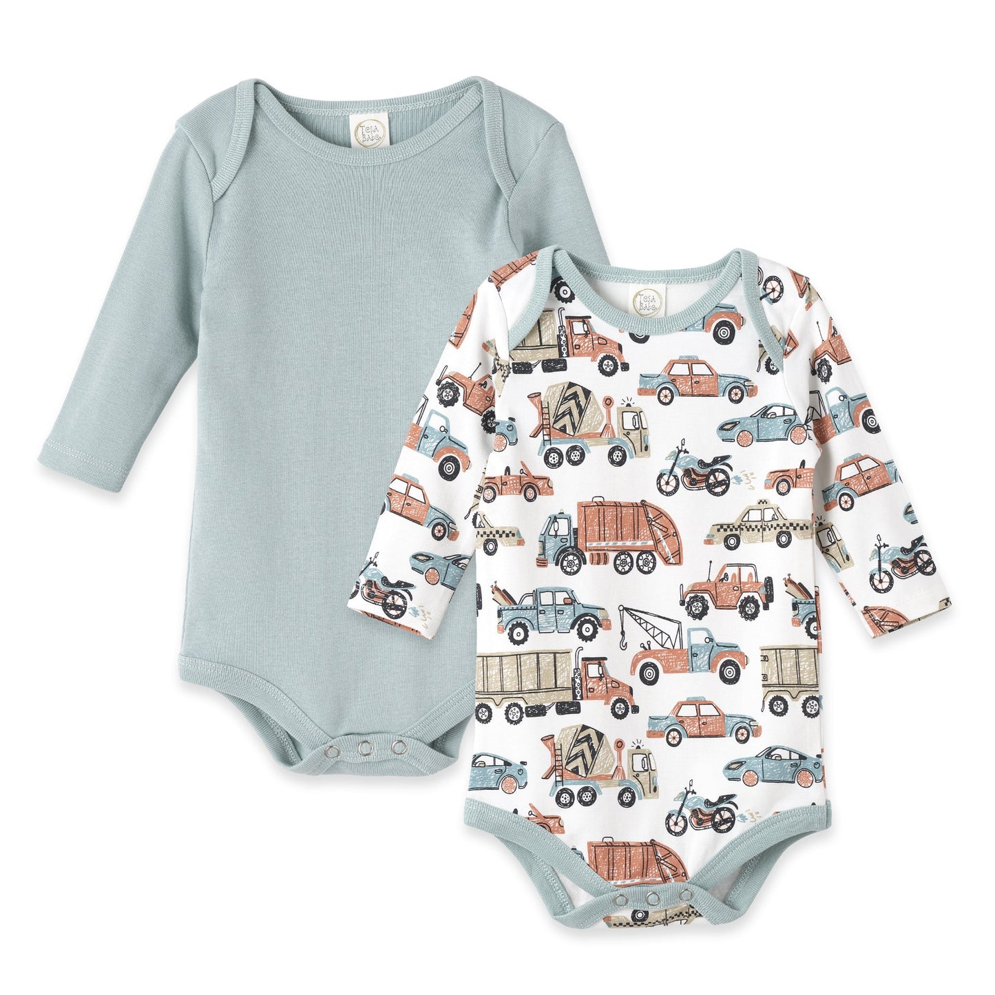 Let's Ride Set Of 2 Bodysuits Romper