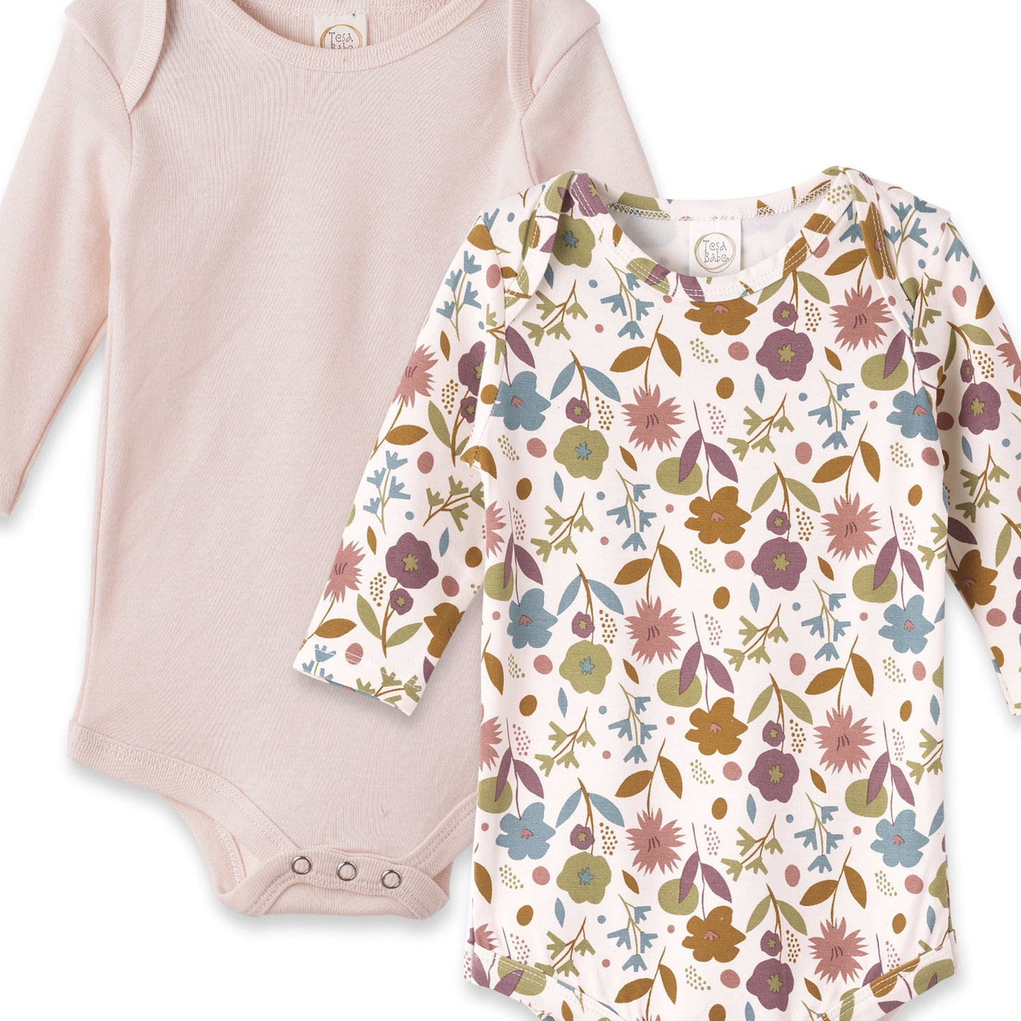 Blossoms Set Of 2 Bodysuits Floral Romper