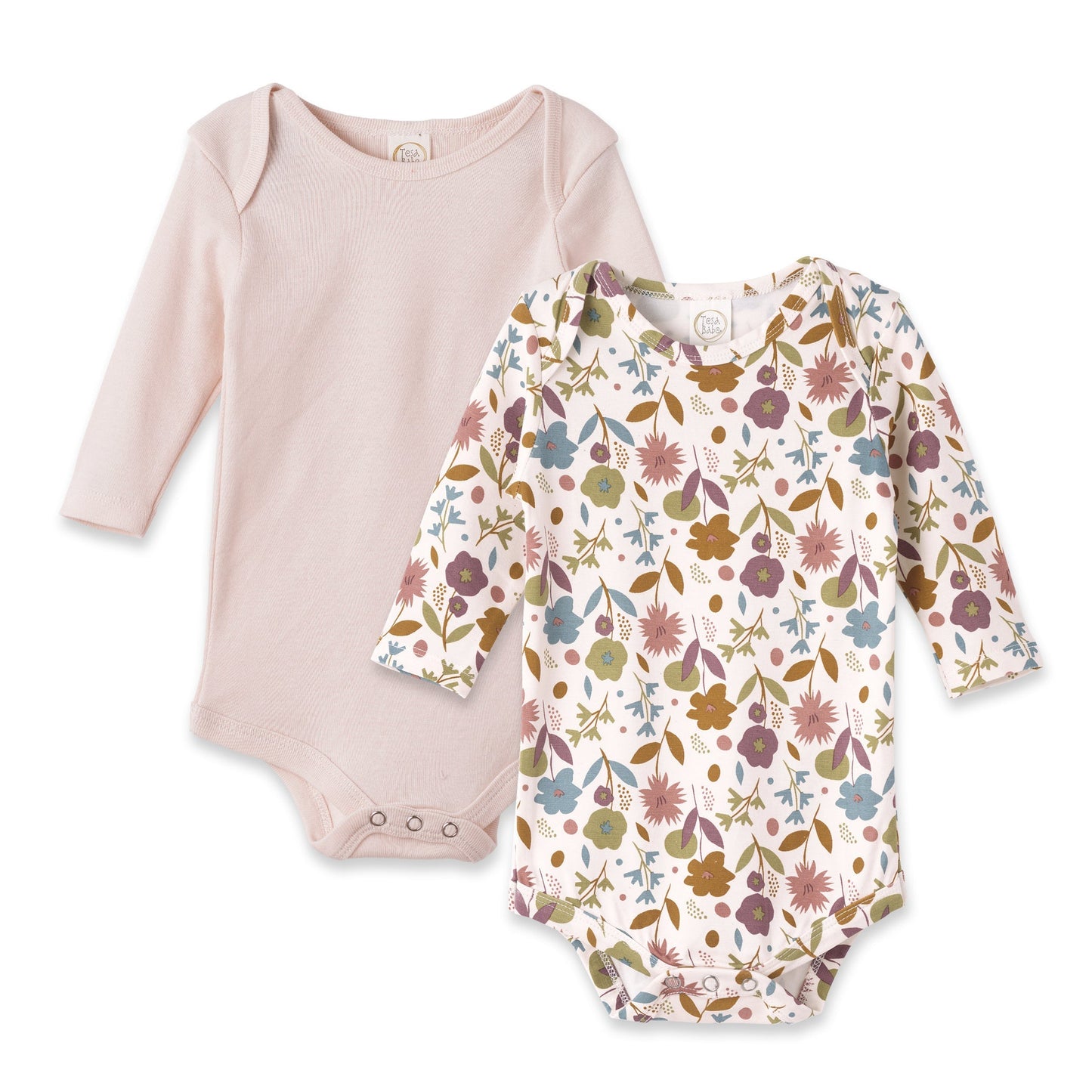 Blossoms Set Of 2 Bodysuits Floral Romper