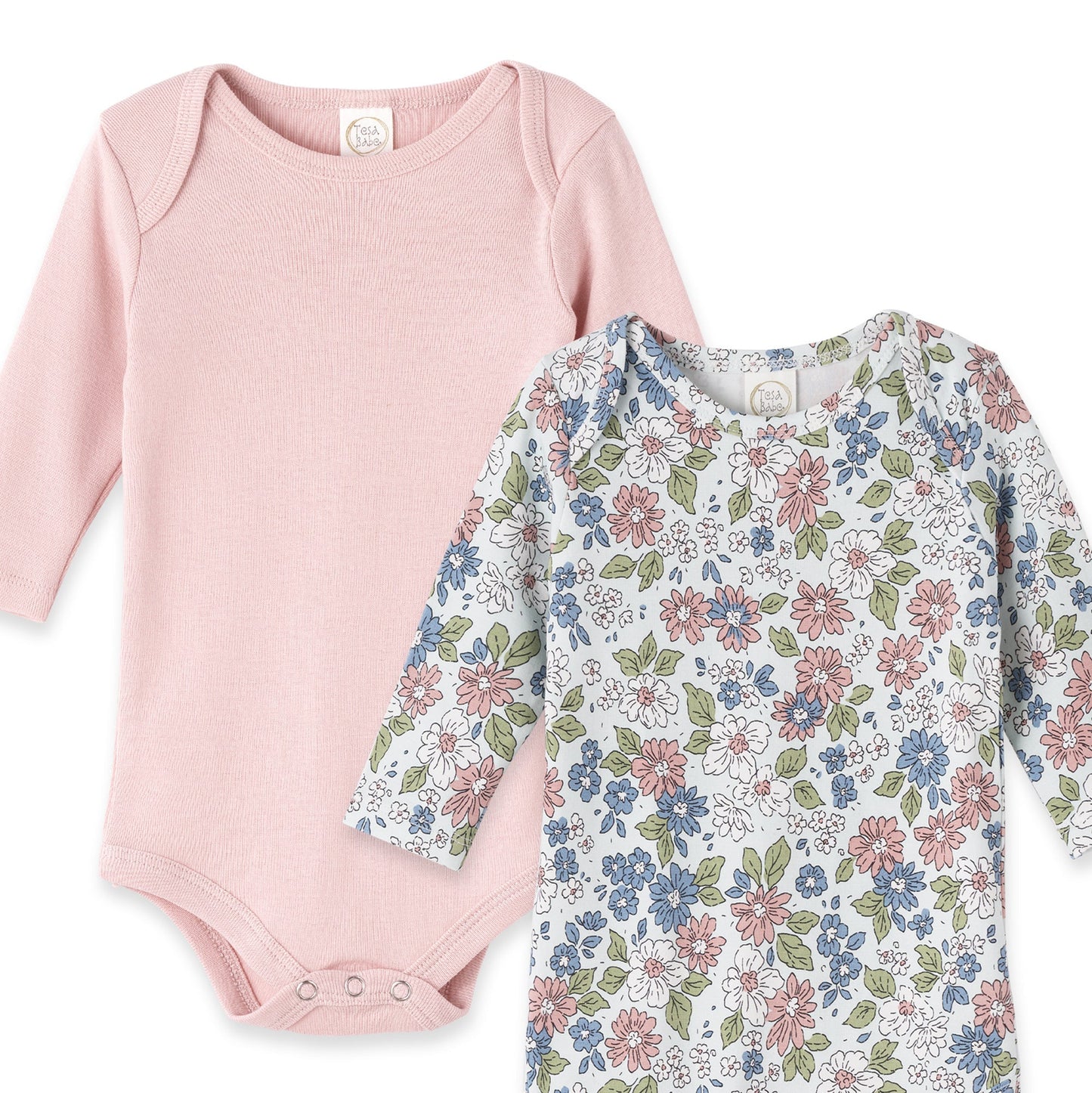 Meadow Fields Set of 2 Bodysuits Floral Romper