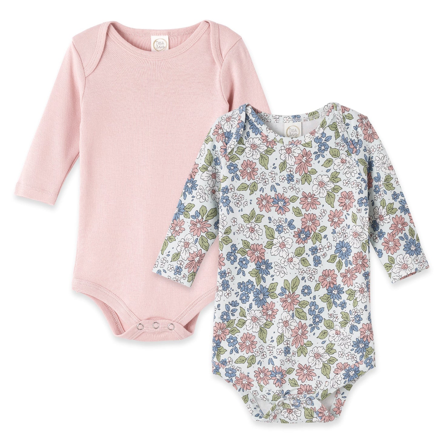 Meadow Fields Set of 2 Bodysuits Floral Romper