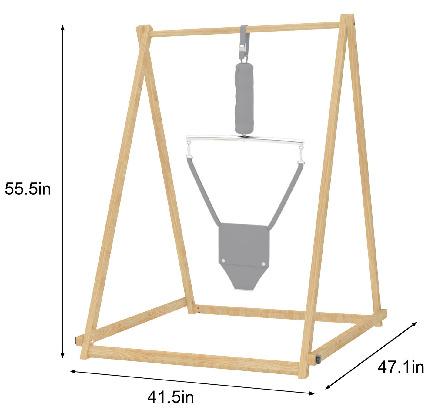 Tulip | Foldable Baby Bouncer - Gray
